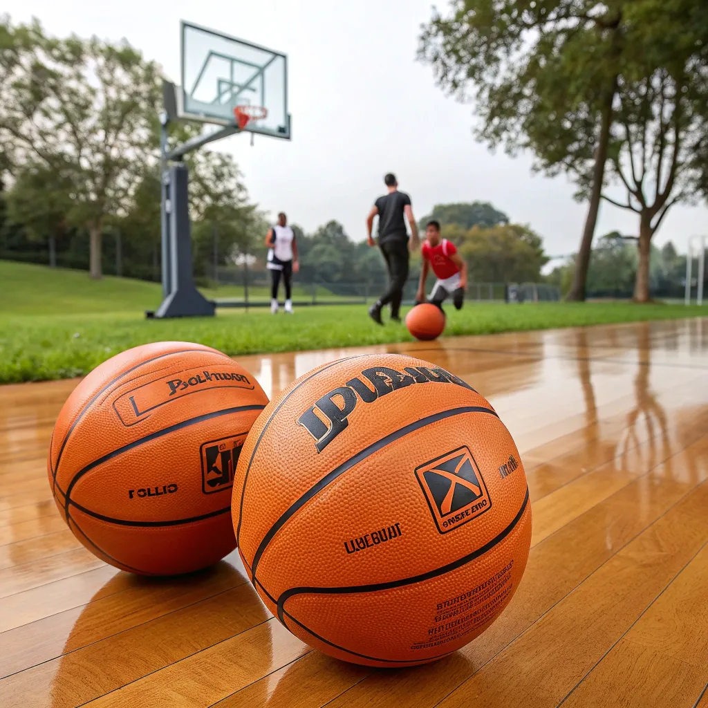 Professional basketball for indoor and outdoor use